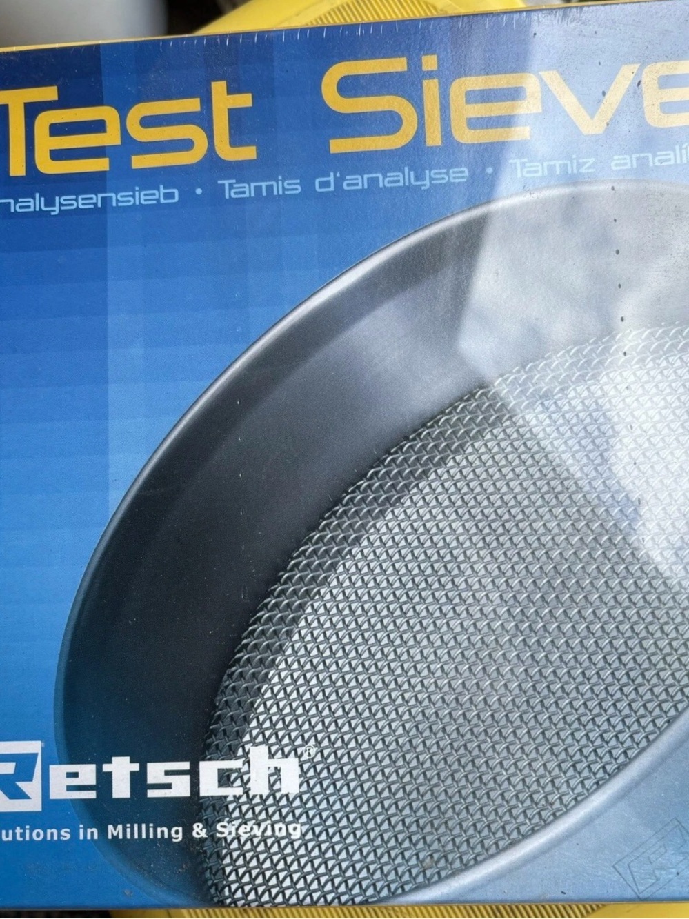 Retsch Test Sieve Germany 8 inch DIA X 2 inchISO 3310-1 80 micron 60149000080